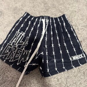 Kill crew shorts size small Barbwire